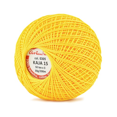 Kordonek Kaja 15 / 30 g / 305 słoneczny