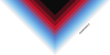 KOKONEK A056 Bocian - Biel/błękit/niebieski/czerwień/czerń