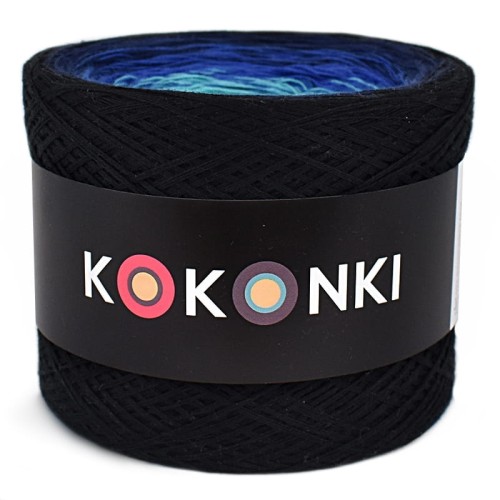 KOKONEK A303 Czerń/granat/szafir/turkus/zielone jabłuszko