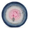 KOKONEK A439 Indygo melanż/denim/szary/jasny szary/pastelowy róż/jasny róż