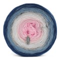 KOKONEK A439 Indygo melanż/denim/szary/jasny szary/pastelowy róż/jasny róż