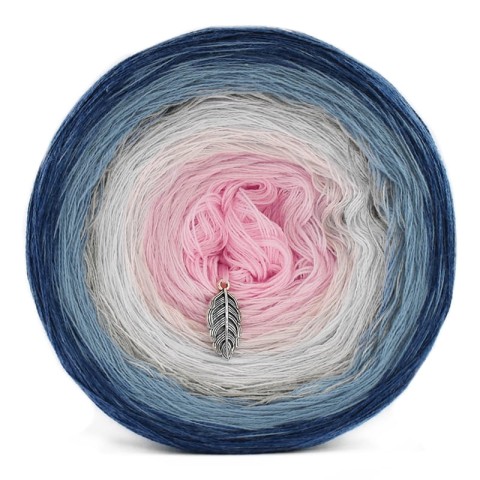 KOKONEK Classic A439 Indygo melanż/denim/szary/jasny szary/pastelowy róż/jasny róż