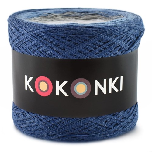 KOKONEK A439 Indygo melanż/denim/szary/jasny szary/pastelowy róż/jasny róż