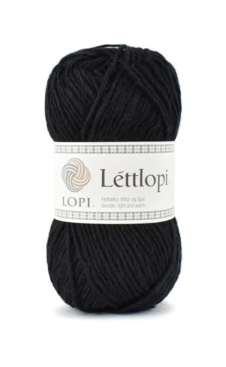 Włóczka Lopi Lettlopi 0059 / czerń