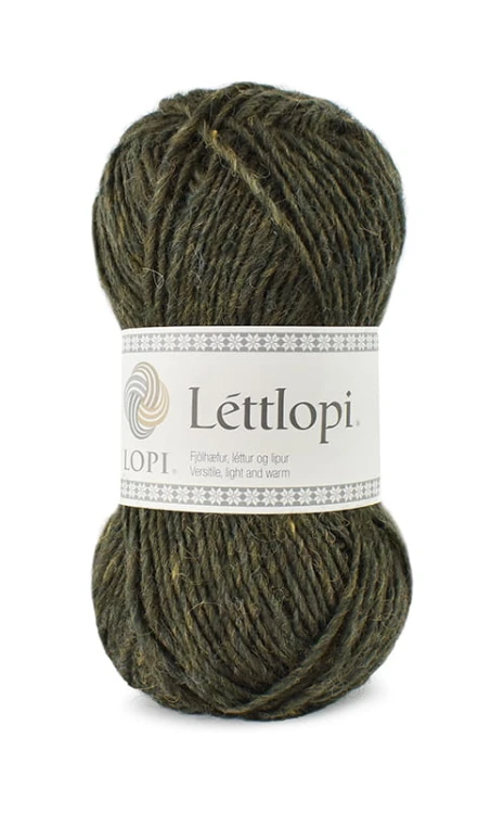 Włóczka Lopi Lettlopi 1416 / ciemne khaki