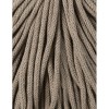 Sznurek pleciony bawełniany Bobbiny Premium / Kawowy / 5 mm / 100 m