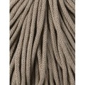 Sznurek pleciony bawełniany Bobbiny Premium / Kawowy / 5 mm / 100 m