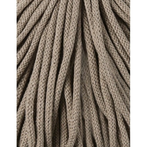 Sznurek pleciony bawełniany Bobbiny Premium / Kawowy / 5 mm / 100 m