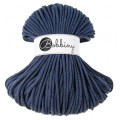 Sznurek pleciony bawełniany Bobbiny Premium / Jeansowy / 5 mm / 100 m