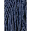 Sznurek pleciony bawełniany Bobbiny Premium / Jeansowy / 5 mm / 100 m