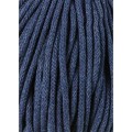 Sznurek pleciony bawełniany Bobbiny Premium / Jeansowy / 5 mm / 100 m