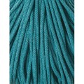 Sznurek pleciony bawełniany Bobbiny Premium / Morski / Teal / 5 mm / 100 m
