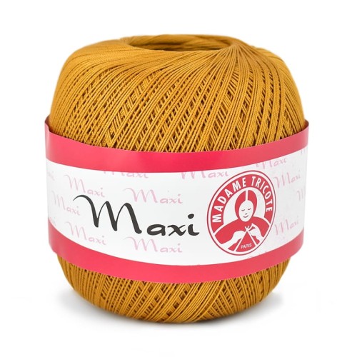 Kordonek Madame Tricote Paris Maxi 6340 musztarda
