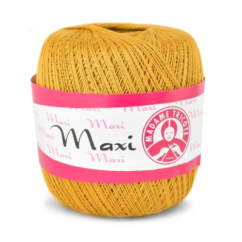 Kordonek Madame Tricote Paris Maxi 4940 / żółte złoto