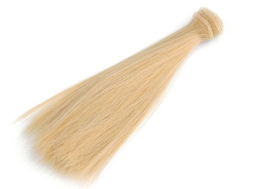 Włosy dla lalek / 20 cm / blond