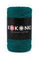 Sznurek Macrame Cotton by KOKONKI 2 mm / rolka 200 m / ciemny szmaragd (wiązany)