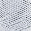 Sznurek Macrame Cotton by KOKONKI 2 mm / rolka 200 m / jasny szary (wiązany)