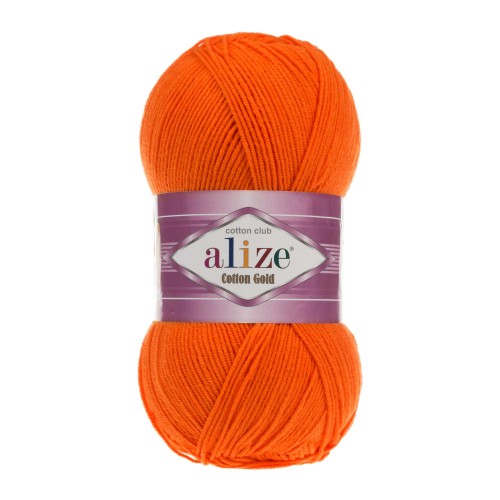 Włóczka Alize Cotton Gold - 037 intensywny pomarańcz
