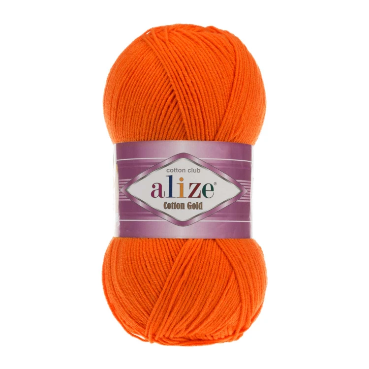 Włóczka Alize Cotton Gold - 037 intensywny pomarańcz