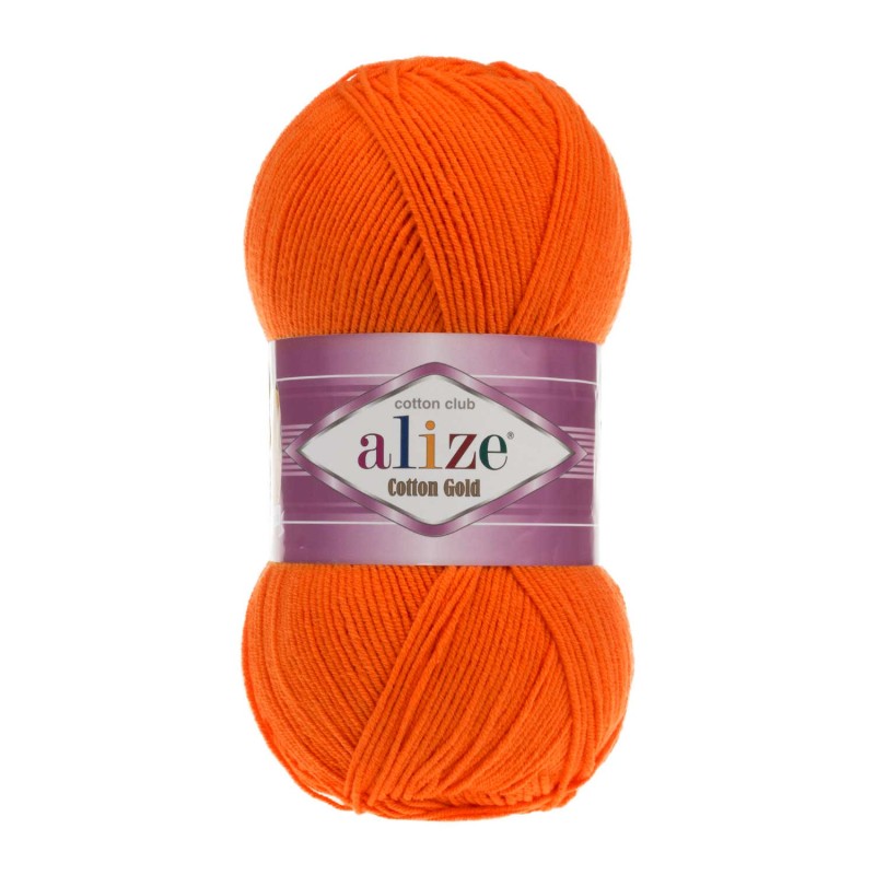 Włóczka Alize Cotton Gold - 037 intensywny pomarańcz