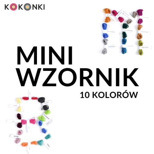 MINI Wzornik przędzy - wybierz max 10 kolorów