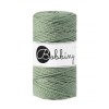 Sznurek skręcany 3-żyłowy bawełniany Bobbiny 3ply Macrame Rope / Szałwia / Eucalyptus / 3 mm / 100 m