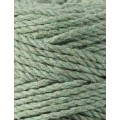 Sznurek skręcany 3-żyłowy bawełniany Bobbiny 3ply Macrame Rope / Szałwia / Eucalyptus / 3 mm / 100 m