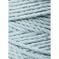 Sznurek skręcany 3-żyłowy bawełniany Bobbiny 3ply Macrame Rope / Mgiełka / Misty / 3 mm / 100 m