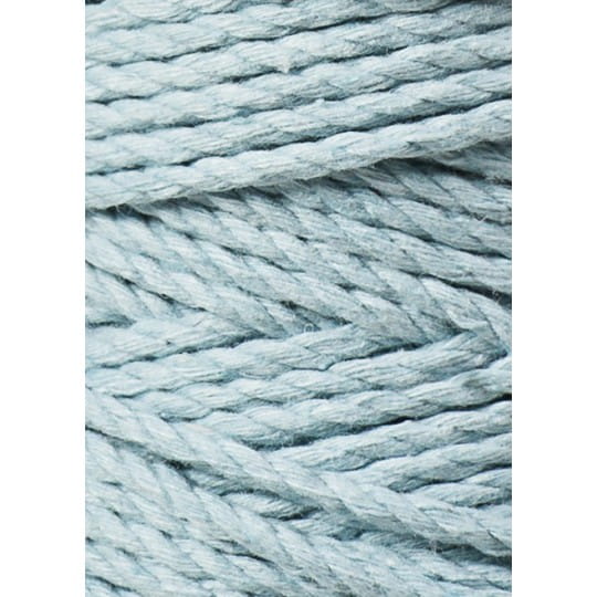 Sznurek skręcany 3-żyłowy bawełniany Bobbiny 3ply Macrame Rope / Mgiełka / Misty / 3 mm / 100 m