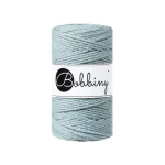 Sznurek skręcany 3-żyłowy bawełniany Bobbiny 3ply Macrame Rope / Mgiełka / Misty / 3mm / 100m