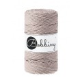 Sznurek skręcany 3-żyłowy bawełniany Bobbiny 3ply Macrame Rope / Perłowy / Pearl / 3 mm / 100 m