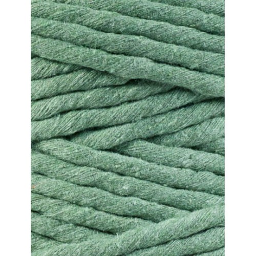 Sznurek skręcany bawełniany Bobbiny Macrame Cord / Szałwia / Eucalyptus Green / 5mm / 100m