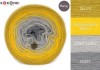 KOKONEK Merino 656 - Złoty/intensywny żółty/jasny szary/szary