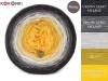 KOKONEK Merino 657 - Ciemny szary melanż/średni szary melanż/jasny szary melanż/złoty/intensywny żółty