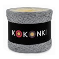 KOKONEK Merino 659 - Szary/jasny szary melanż/krem/żółty/kurkuma