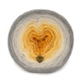 KOKONEK Merino 659 - Szary/jasny szary melanż/krem/żółty/kurkuma