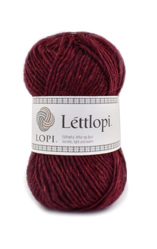 Włóczka Lopi Lettlopi 1409 / bordo