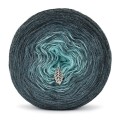 KOKONEK Merino 661 - Petrol melanż/patyna melanż/patyna