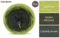 KOKONEK Merino 663 - Limetka/khaki melanż/ciemne khaki