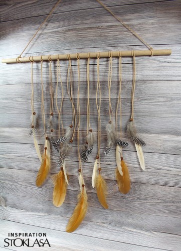 Pióra gęsie / biało-żółty / 12-21 cm / 20 szt.