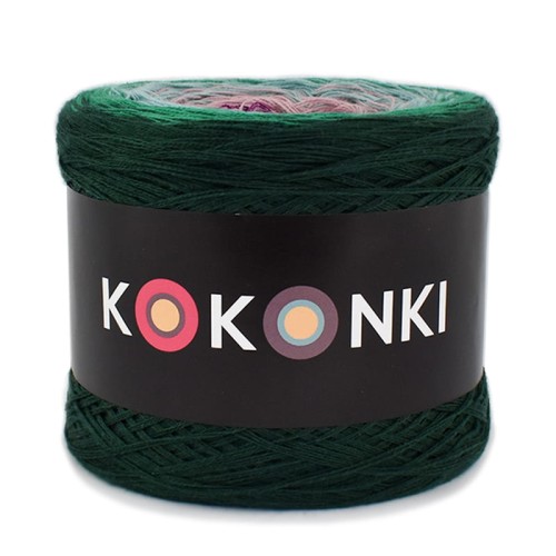 KOKONEK B054 Butelkowa zieleń/absynt/patyna/brudny róż/jeżyna