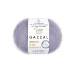 Włóczka Gazzal Super Kid Mohair 64413 / wrzos
