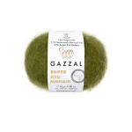 Włóczka Gazzal Super Kid Mohair 64402 / paproć
