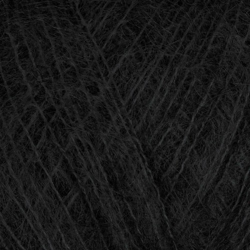 Włóczka Gazzal Super Kid Mohair 64409 / czerń