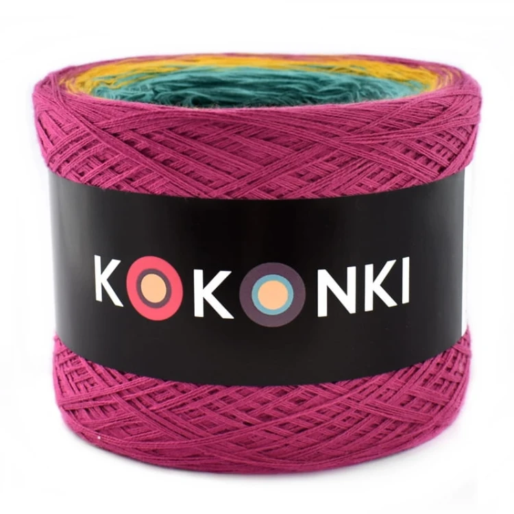 KOKONEK B047 Piwonia/kurkuma/szmaragd/morski/petrol