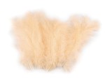 Pióra strusie 9-16 cm / łososiowy / 20 sztuk / 150437