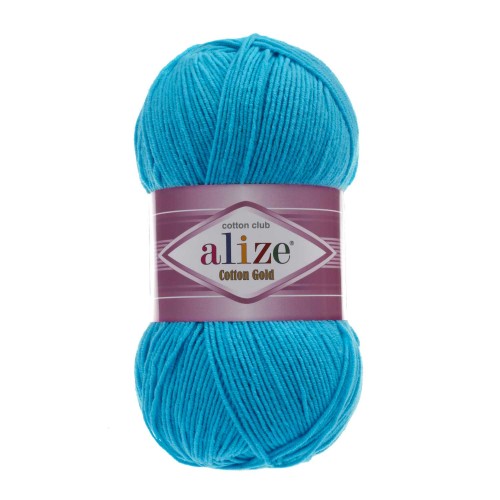 Włóczka Alize Cotton Gold 16 / ciemny turkus