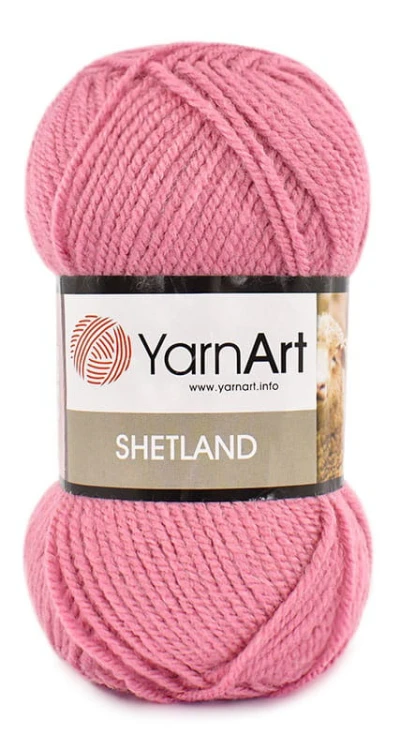 Włóczka YarnArt Shetland 508 / malinowy róż