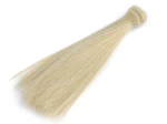 Włosy dla lalek / 22 cm / jasny blond 