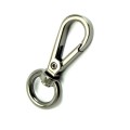 Karabińczyk metalowy / ciemny nikiel / 12x50 mm / 1 szt.